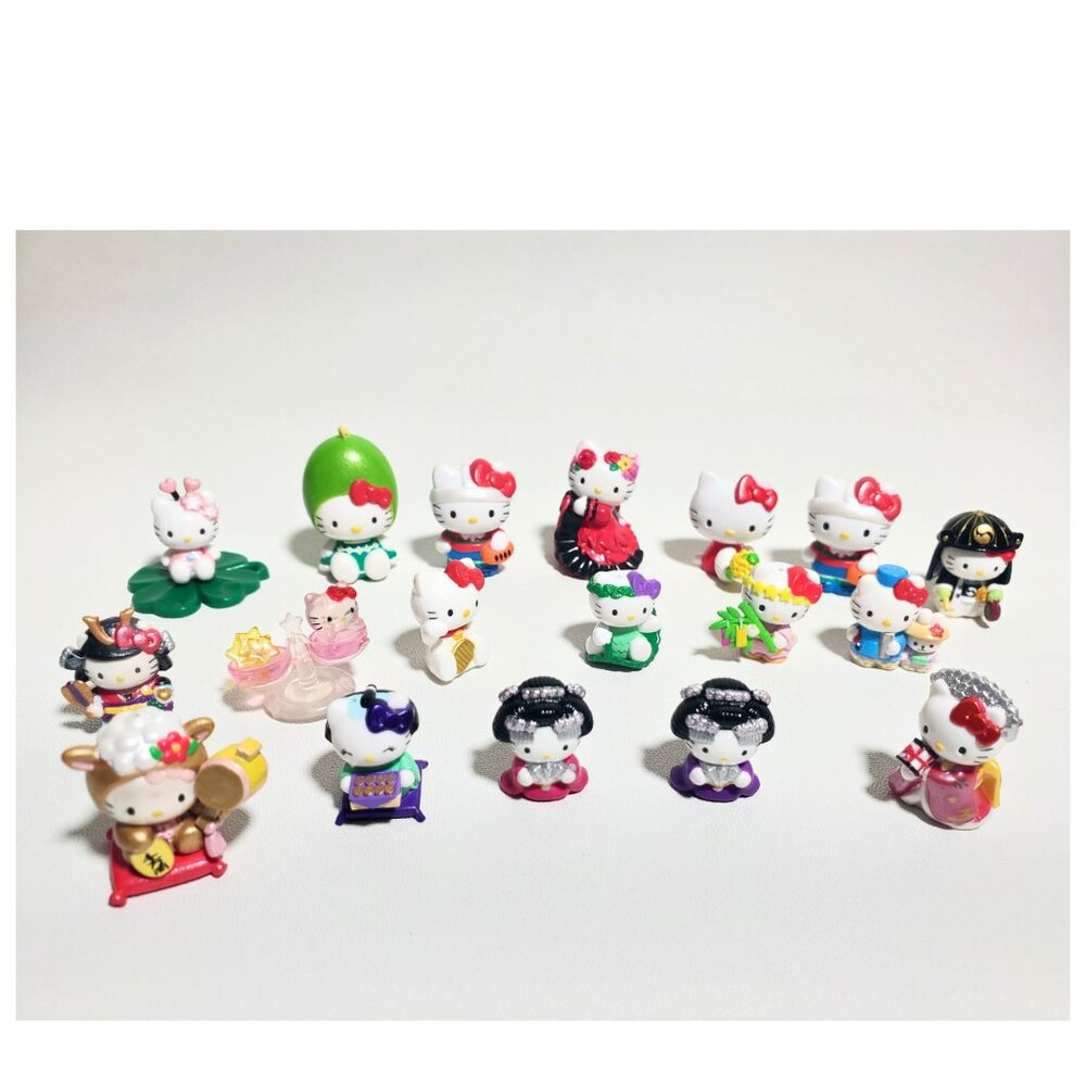 18 Micro Hello Kitty Characters – Mini Figures Lot | Sanrio Collectibles